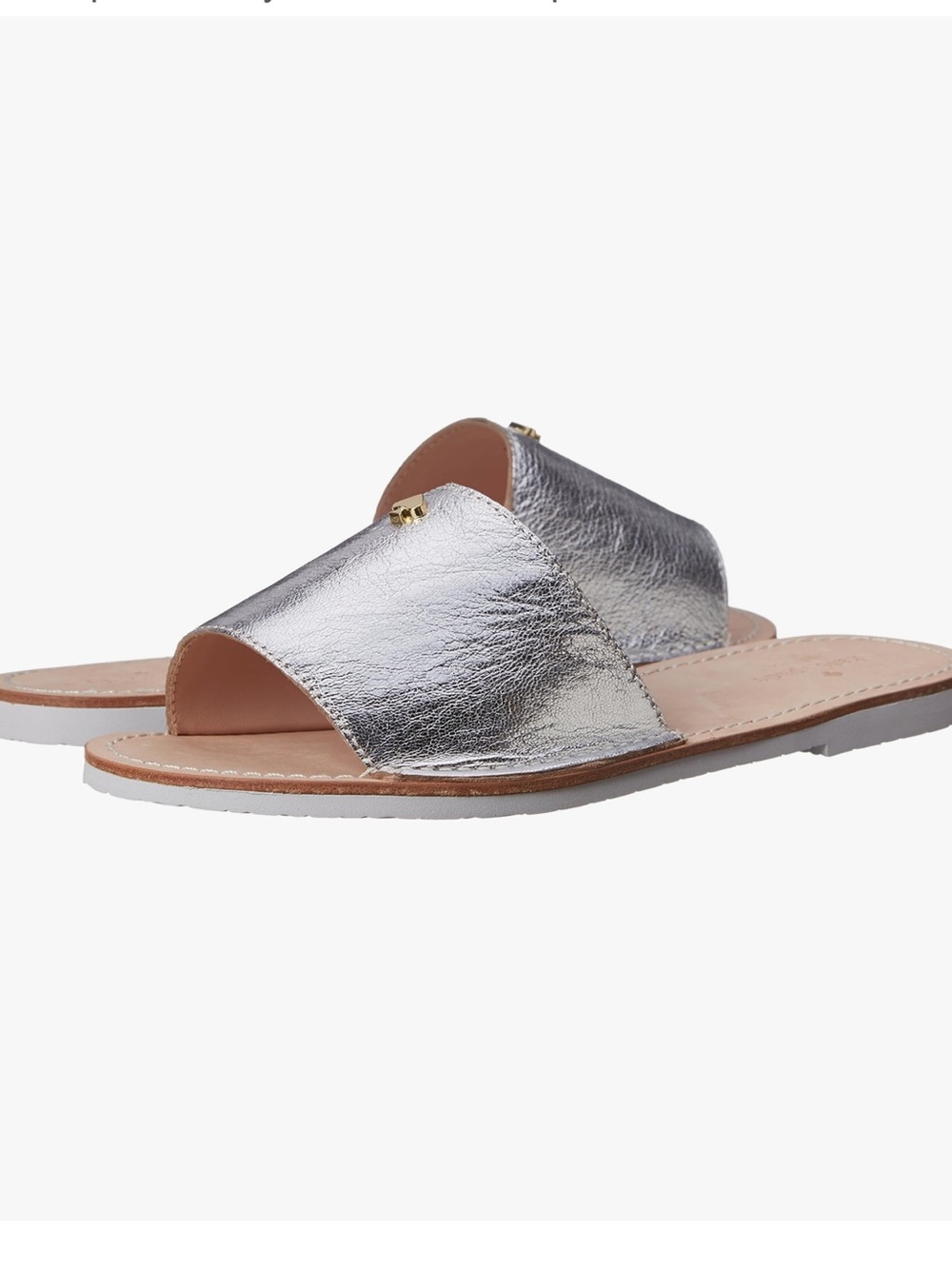 Kate Spade Imperiele silver slides